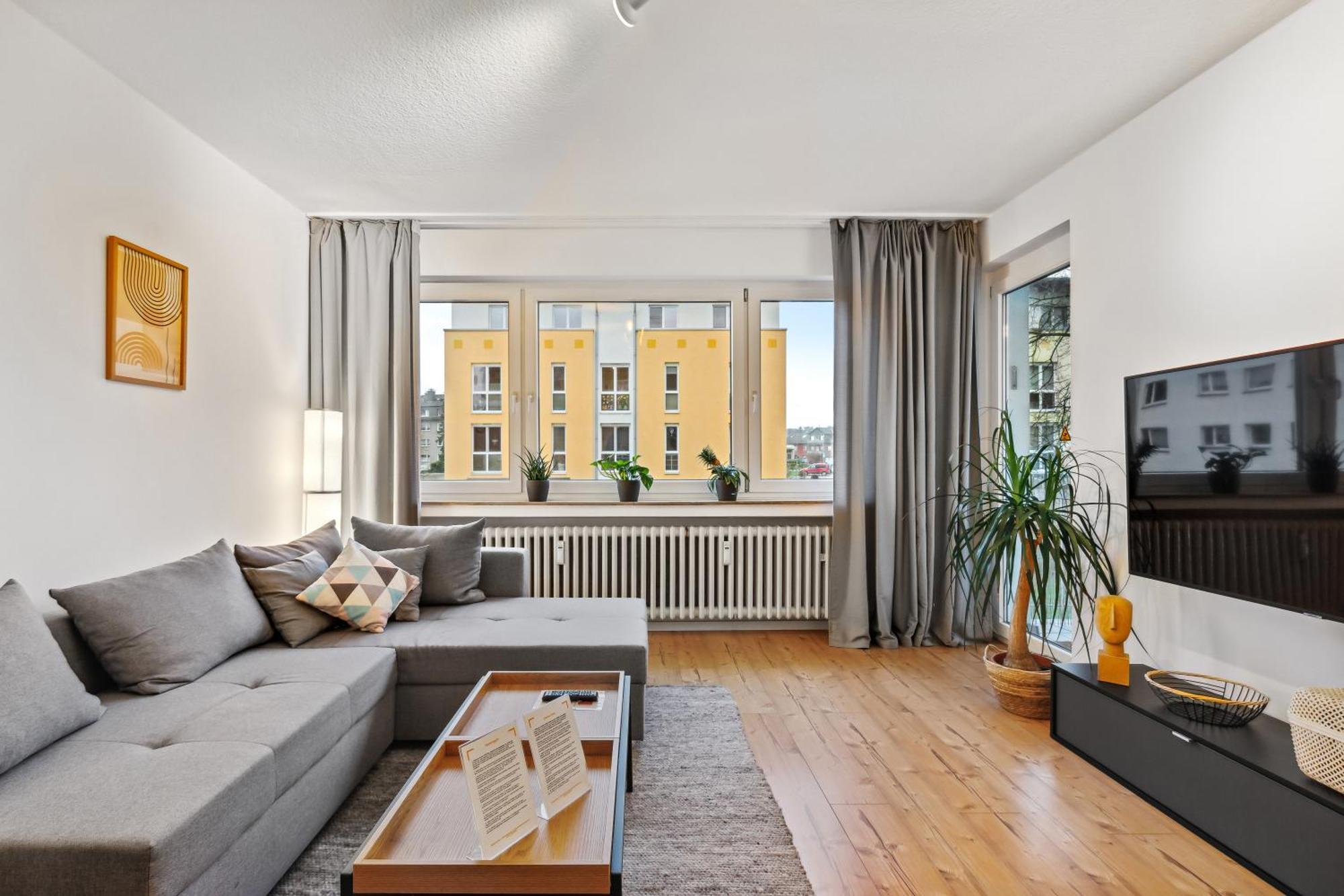 3 Zimmer, 68Qm, Parkplatz, Messe Dus, Logport, Duisport Duisburgo Esterno foto