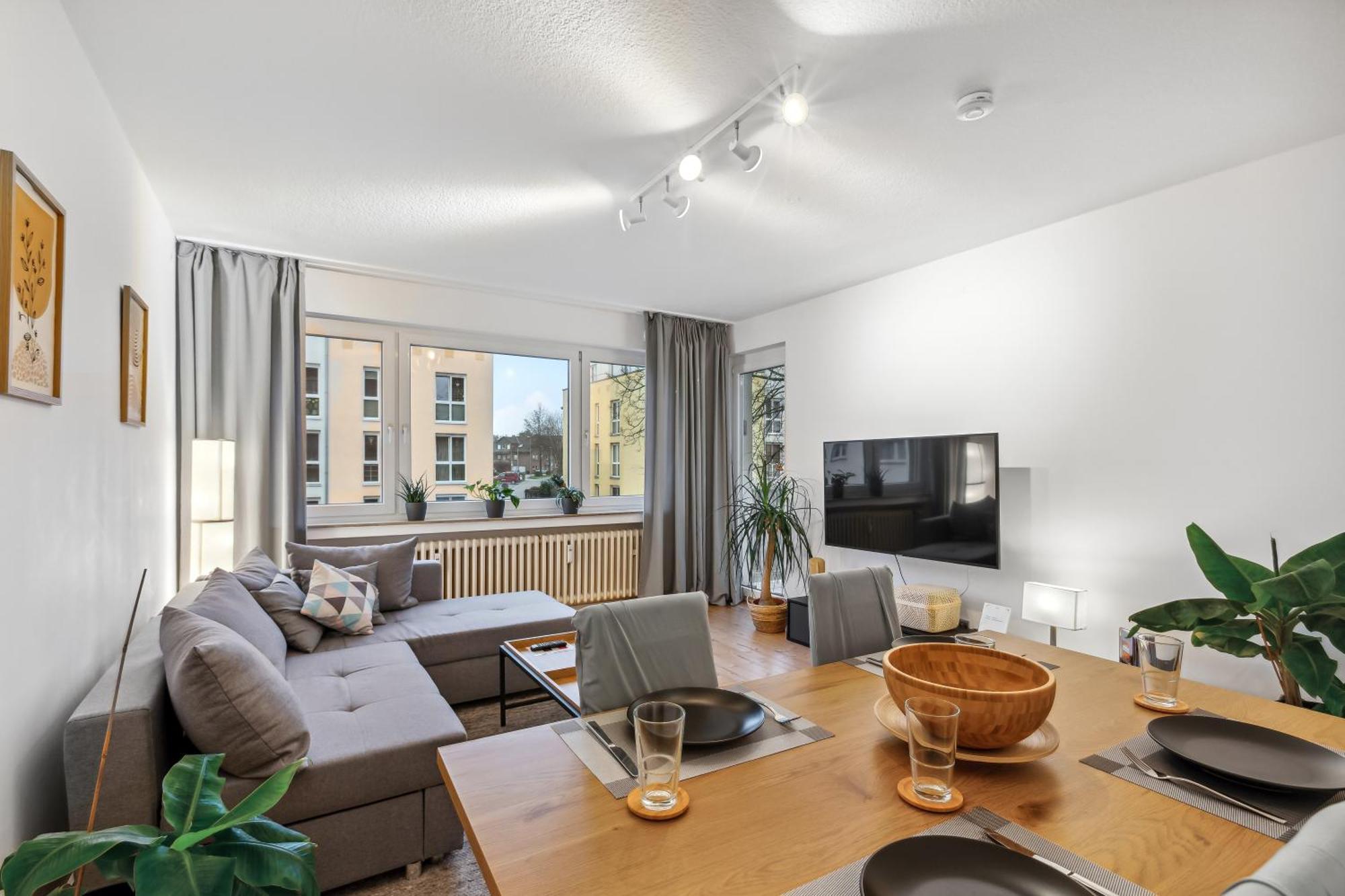 3 Zimmer, 68Qm, Parkplatz, Messe Dus, Logport, Duisport Duisburgo Esterno foto