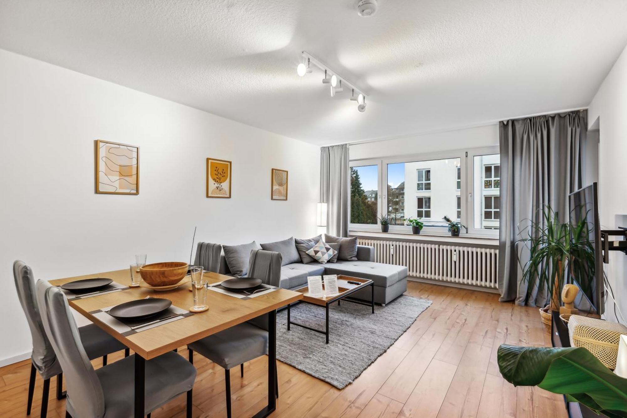 3 Zimmer, 68Qm, Parkplatz, Messe Dus, Logport, Duisport Duisburgo Esterno foto