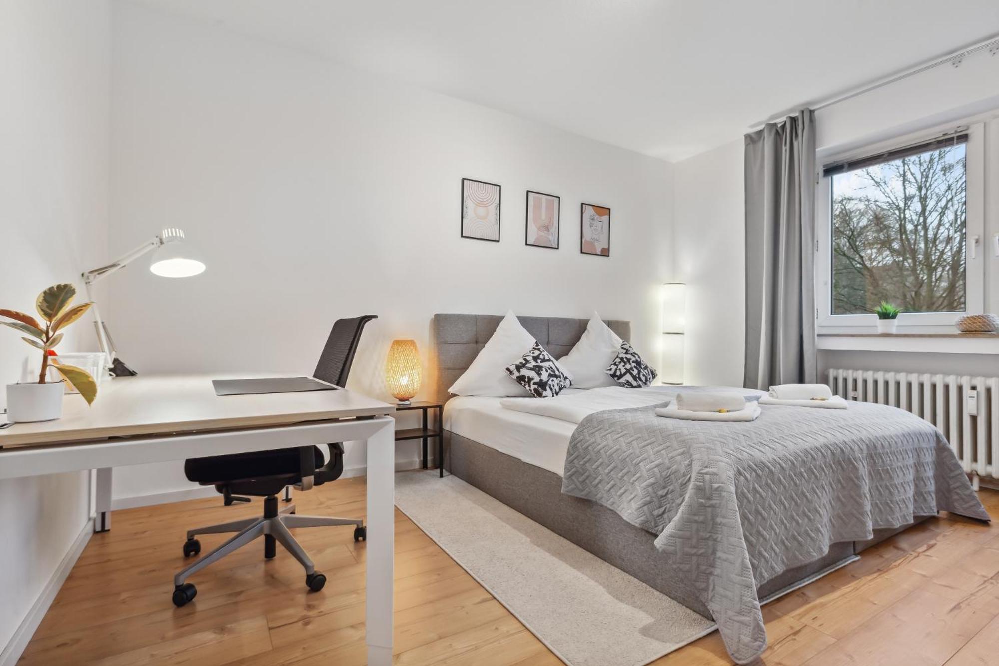 3 Zimmer, 68Qm, Parkplatz, Messe Dus, Logport, Duisport Duisburgo Esterno foto